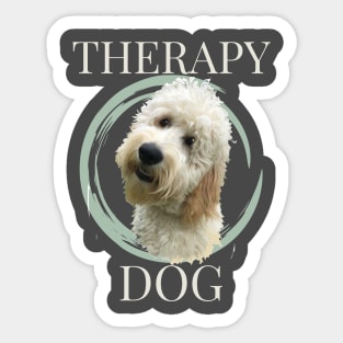 Doodle Therapy Dog Sticker